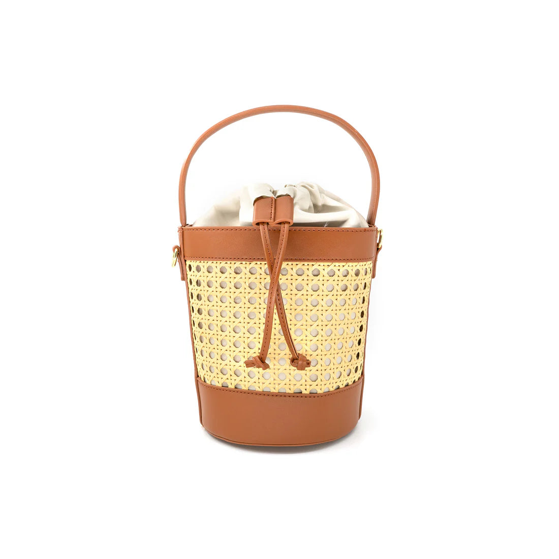 Straw Bucket Bag