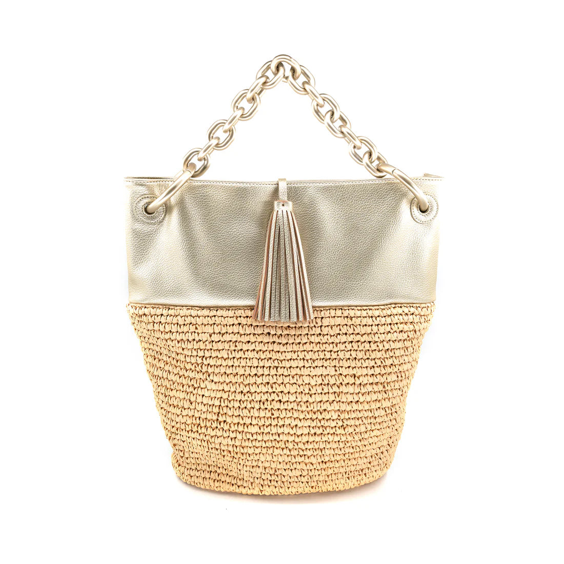 Goldy Straw Handbag