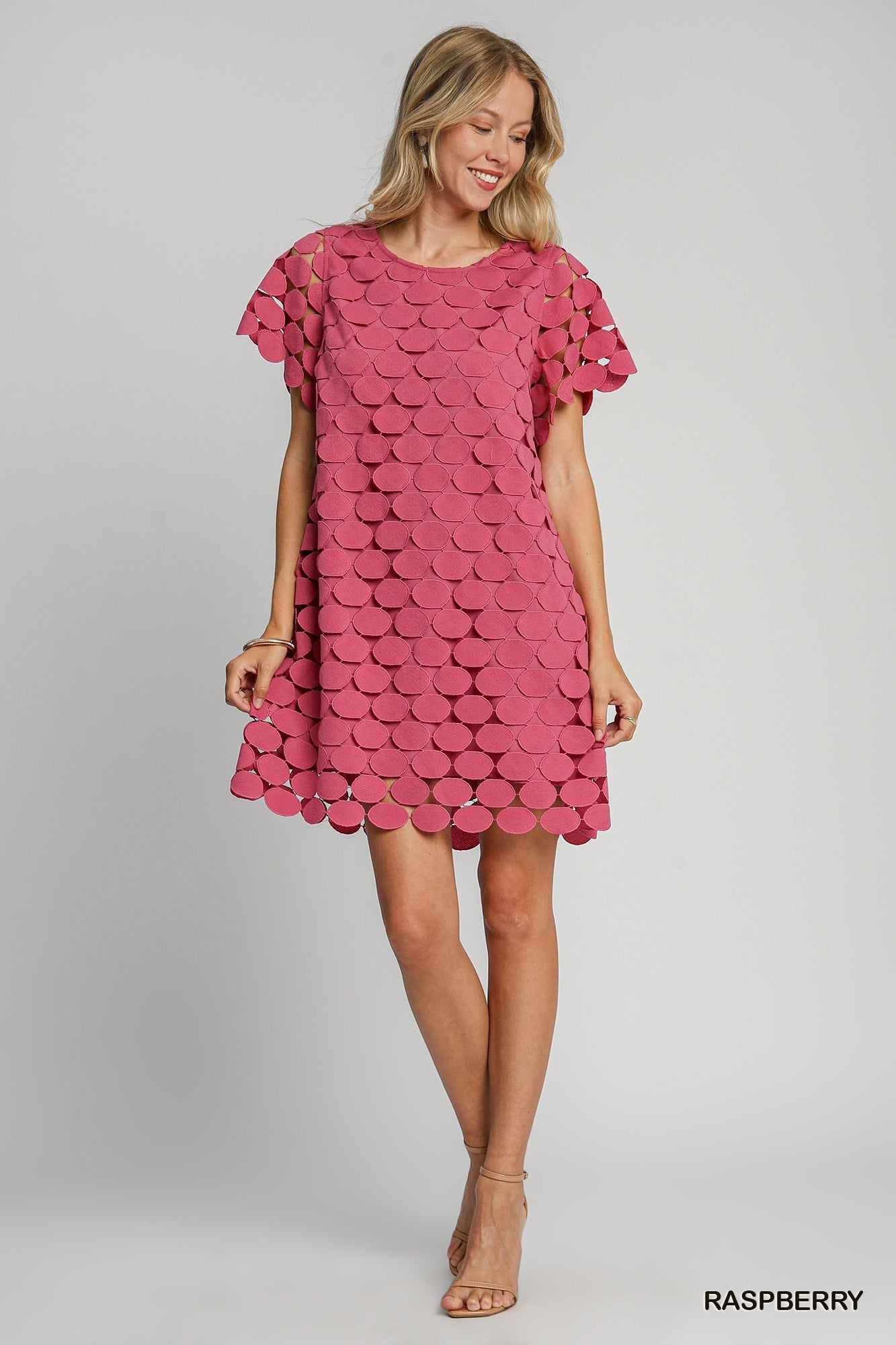 Callie Polka Dot Lace Dress