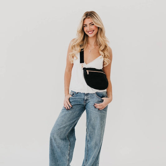 Rachael Raffia Bum Bag