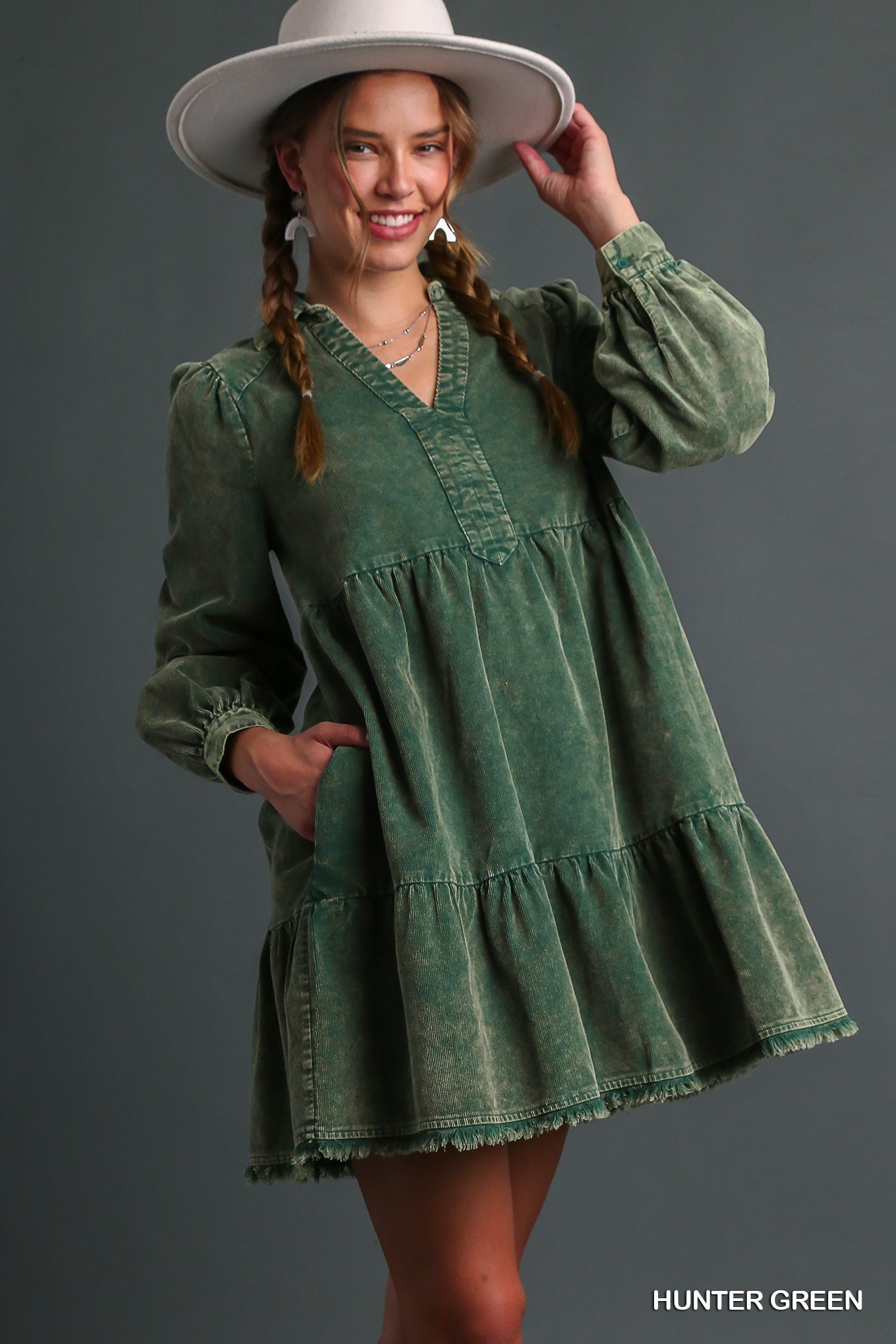 Shania Corduroy Dress