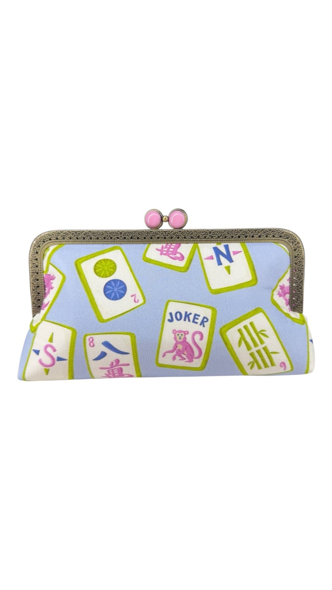 Kiki & Syds MIDI Clutch Purse - Mahjong Mischief