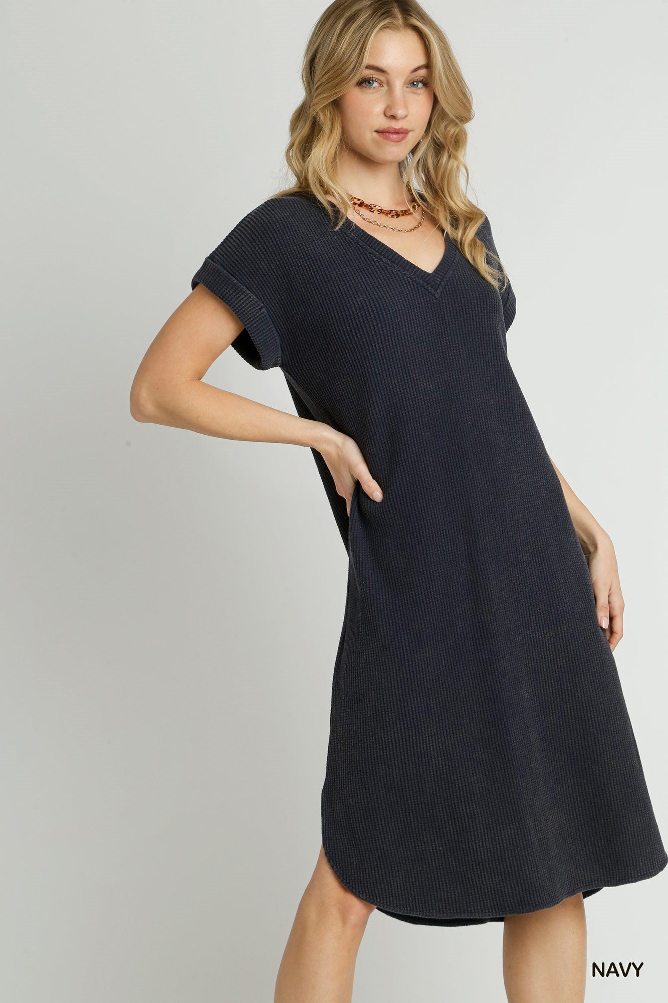 Mika Mineral Wash Gauze Midi Dress