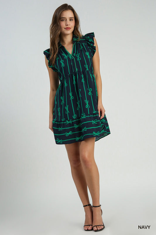 Elizabeth Ribbon A Line Dress