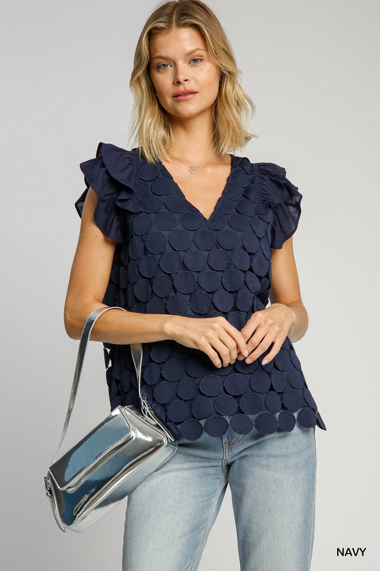 Piper Polka Dot Lace Top