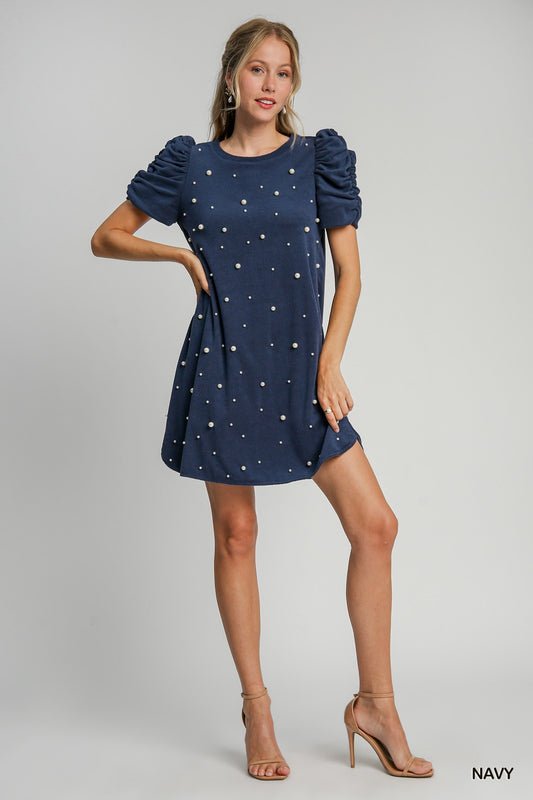 Brooklyn Pearl Mini Dress