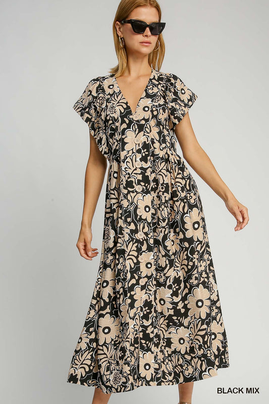 Allison Floral Print Dress