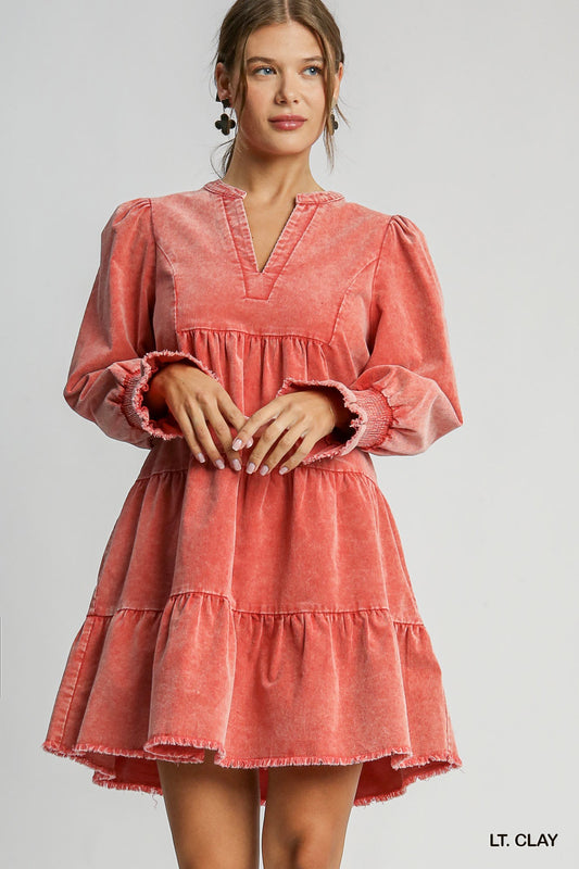 Shania Corduroy Dress