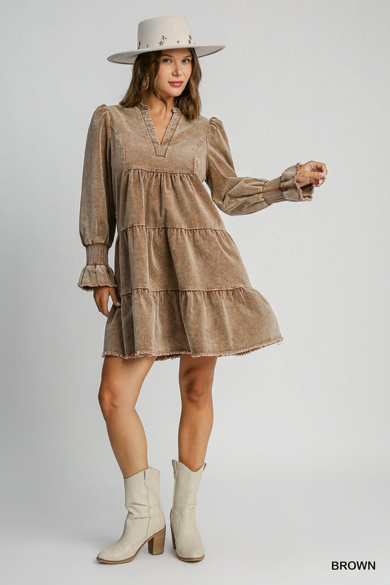 Shania Corduroy Dress
