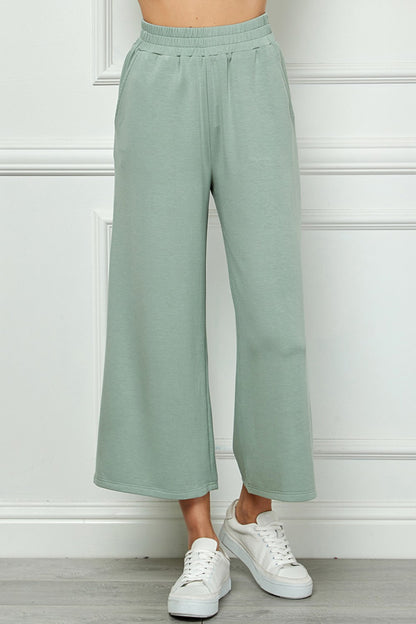 Jackie Super Soft Cropped Wide Legged Set
