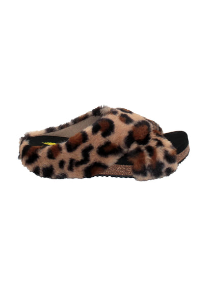 Rees Leopard Criss Cross Sandal