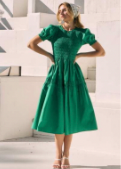 Kelly Puff Sleeve Dress