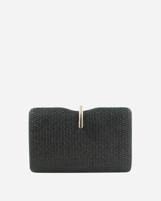 Bianca Straw Clutch
