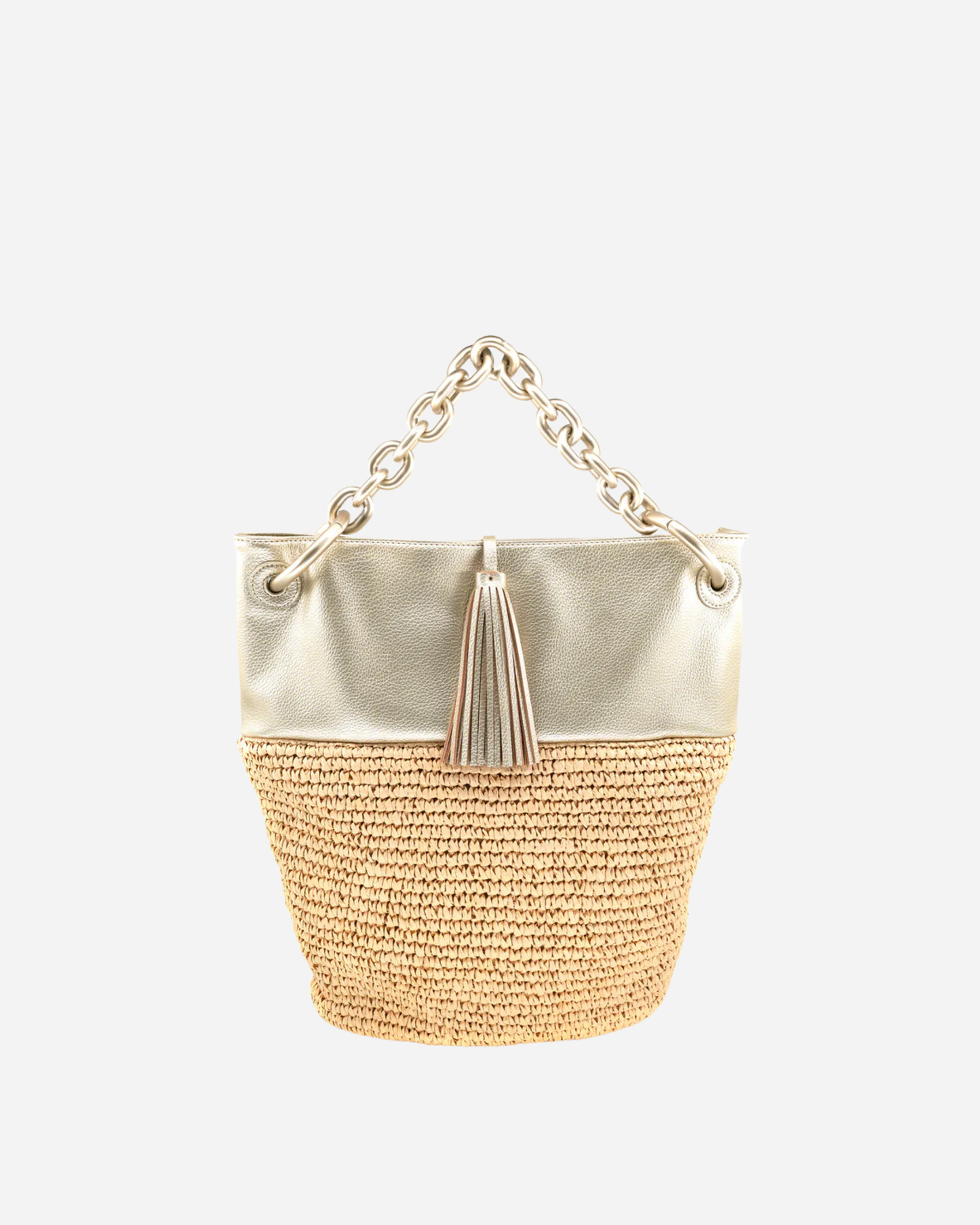 Goldy Straw Handbag