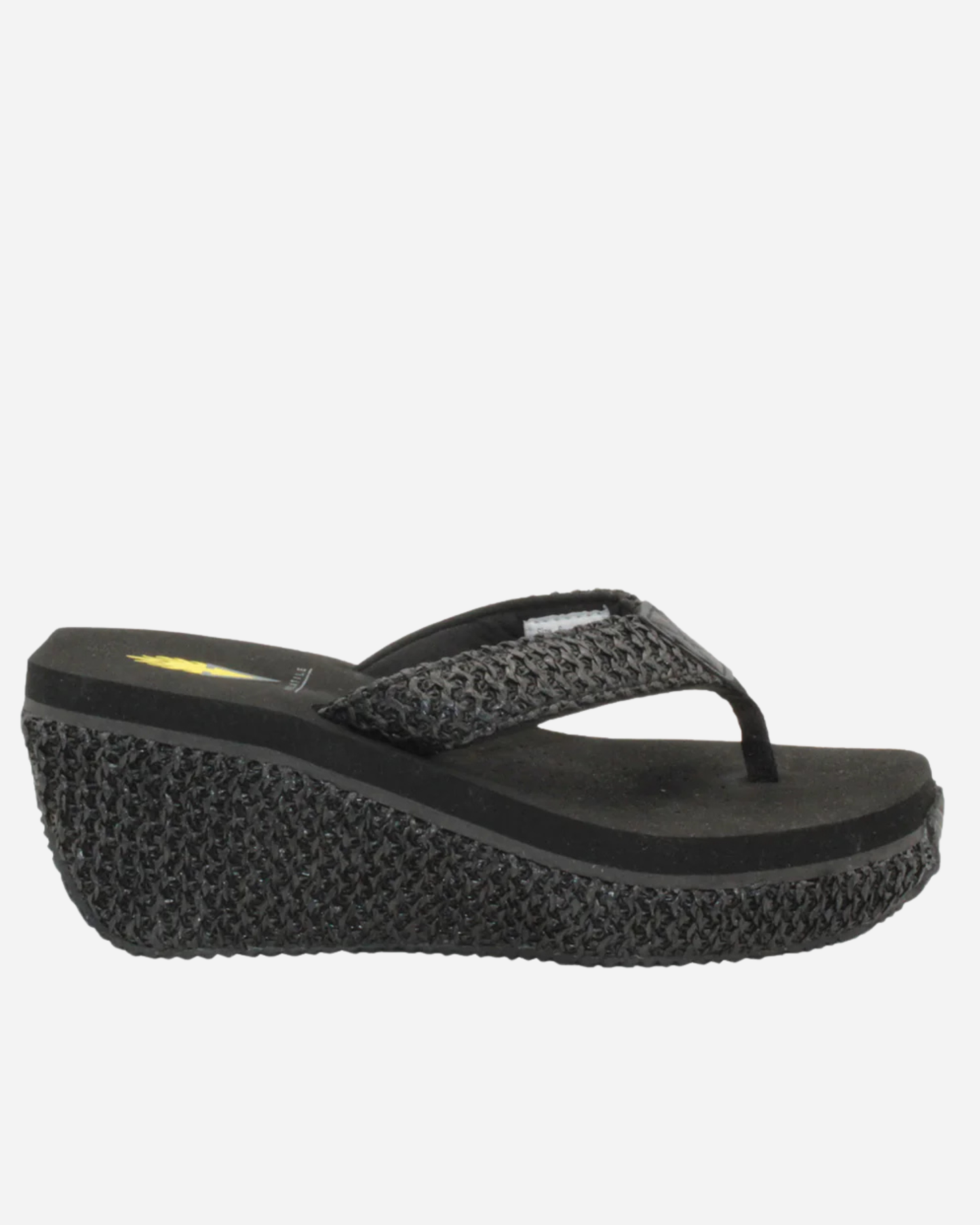 Island Raffia Wedge Thong