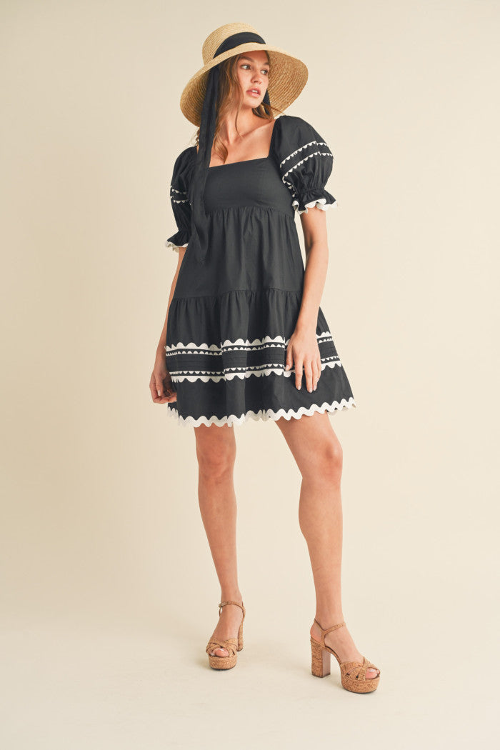 Grace Ric Rac Babydoll Dress